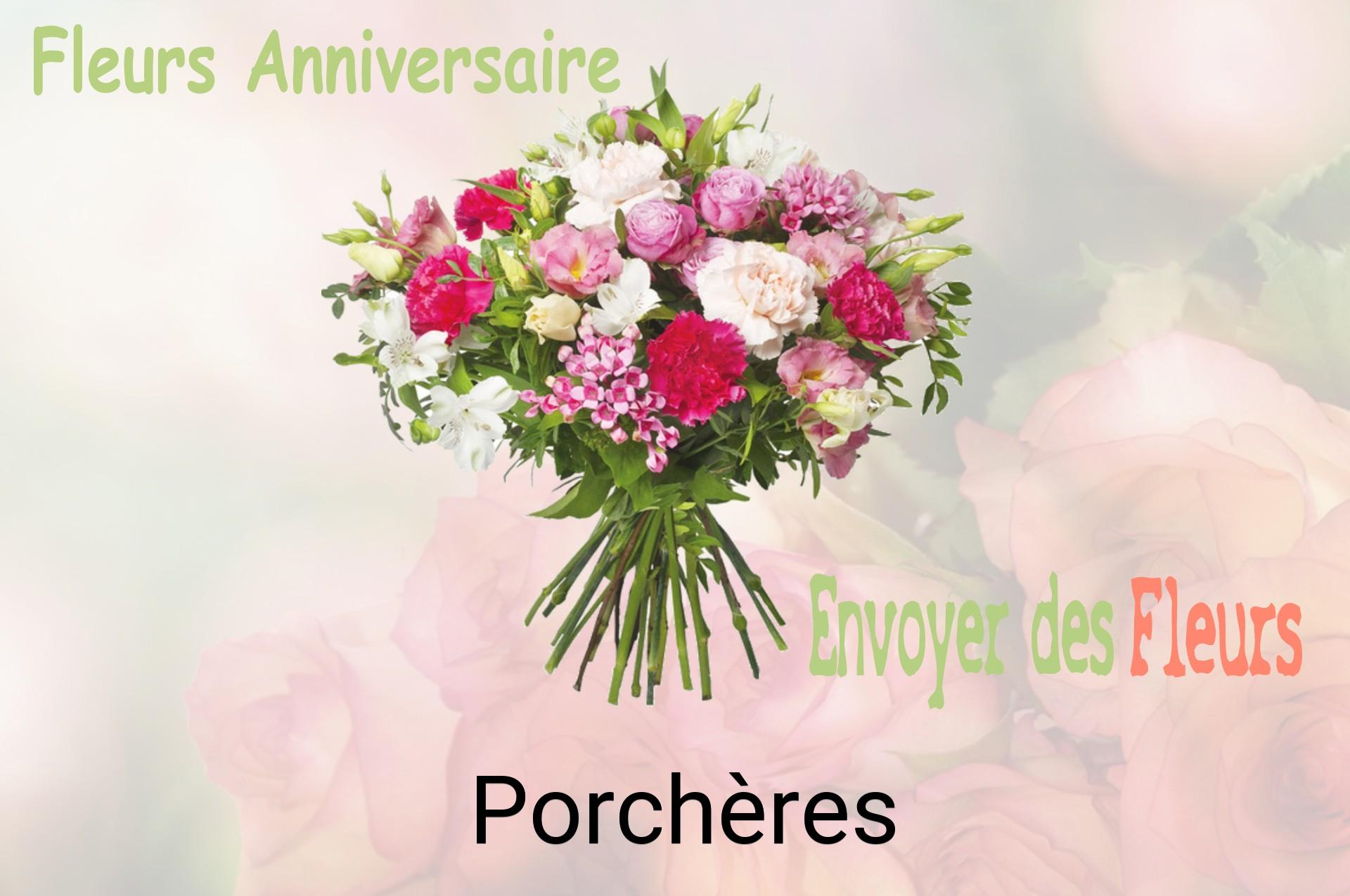 Bouquet de fleurs d’anniversaire livré à Porchères
