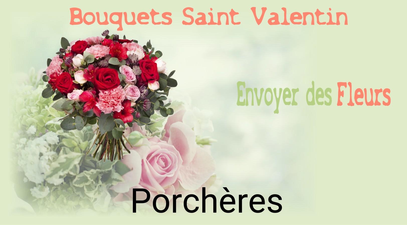 Roses de Saint-Valentin livrées à Porchères